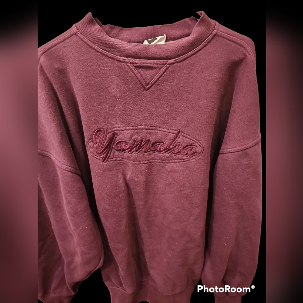 Yamaha sports wear vintage sweatshirt embroidered XL